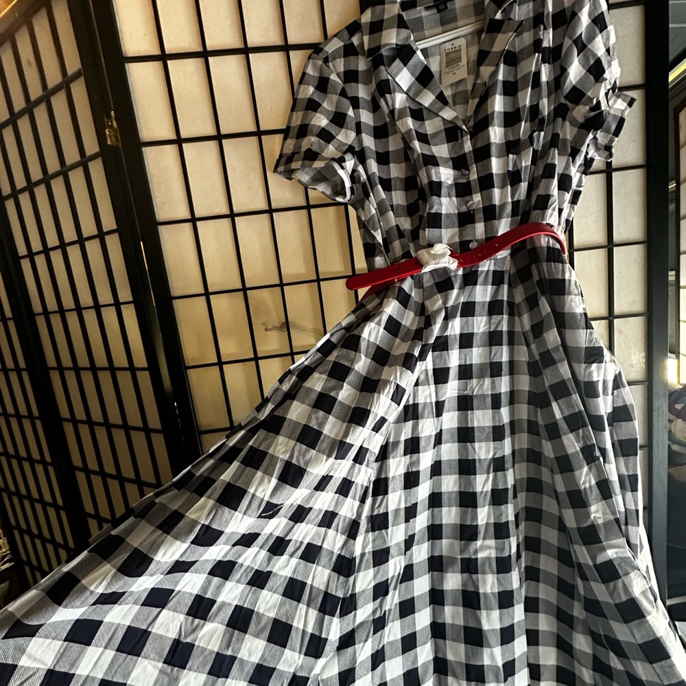 Torrid Collared Retro Swing Dress Poplin
Gingham Plaid Rockabilly💥💥SOLD💥💥